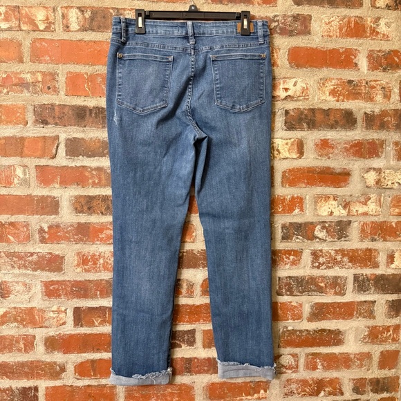 P23 - Judy Blue Straight Leg Jeans in Classic Blue - Picture 4 of 8